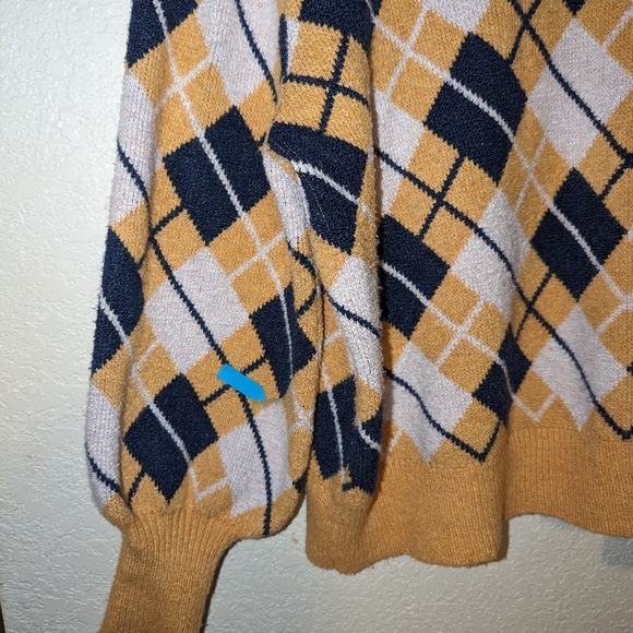 Free Assembly Adult Knit Sweater Extra Large XL Pull Over Orange Light Academia - Picture 8 of 12